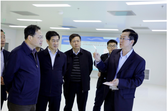 于杰副省長來公司調研